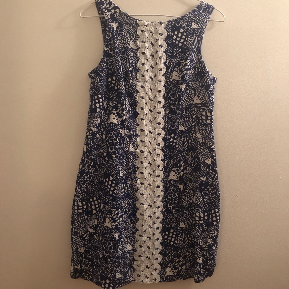 🍍 LILY PULITZER BLUE/WHITE DRESS